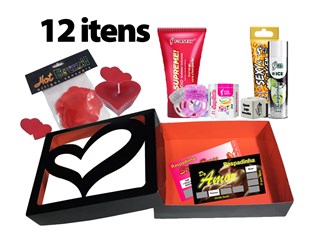 Kit especial para o dia dos namorados com 12 itens - Erotiks