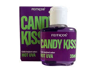 Gel Beijável Candy Kiss Uva Hot 35ml - Feitiços Aromáticos