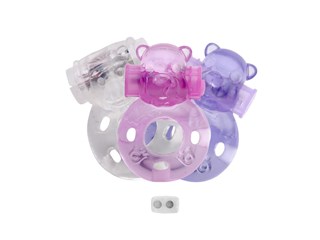 Anel Peniano com Vibrador Ursinho - VIBE - VM - Importado