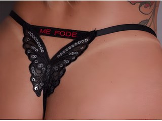Calcinha Voo Fatal Preto - Tallyta Lingerie